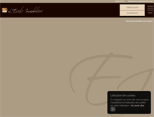 Tablet Screenshot of lescaleimmobiliere.com